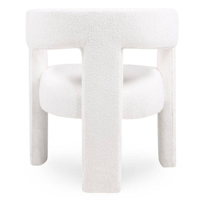 Poltrona Relax LAUREN Crema Bouclé