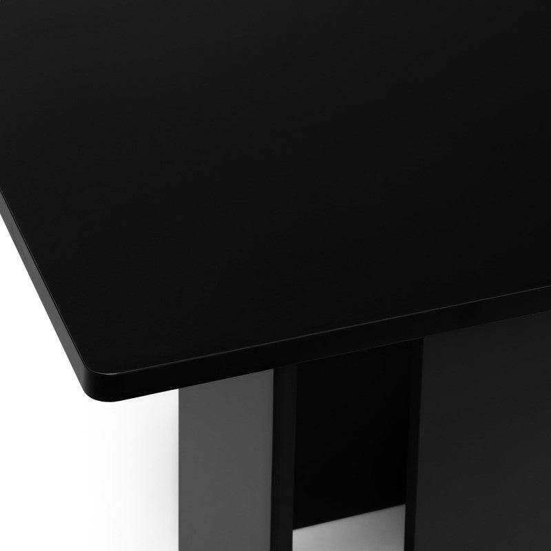 Esstisch ASPER 100 cm, quadratisch, schwarz