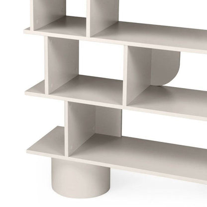 Libreria ANGALIR Cashmere Bassa con Fronti Arrotondati