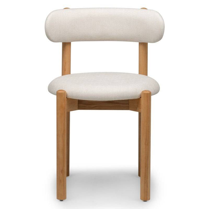 Sedia YANG Crema/Legno Naturale