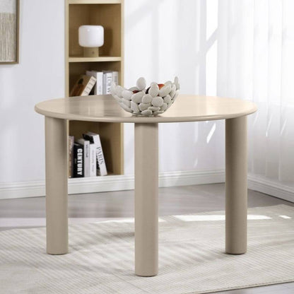 Tavolo Rotondo OKIJ Beige Scuro Diametro 110 cm