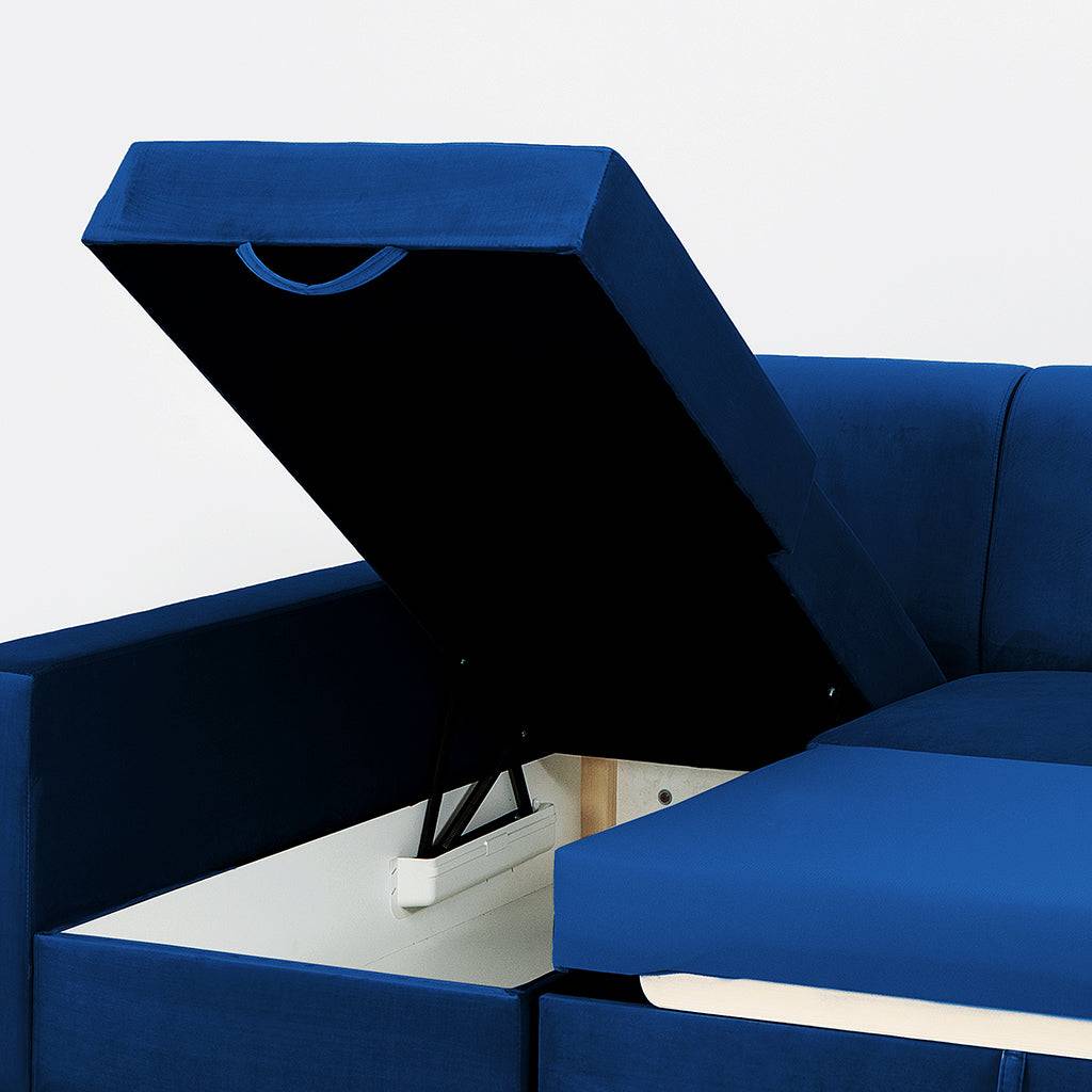 Ecksofa mit Schlaffunktion STABLE L - Chokeberry