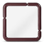 Specchio AVIN quadrato 90x90 cm, bordeaux lucido