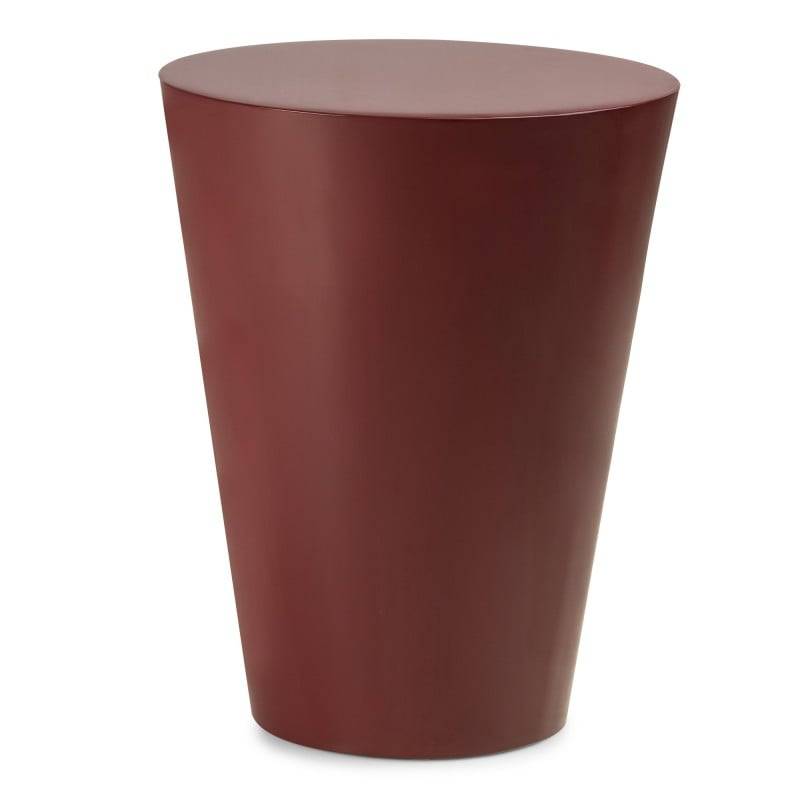 Tavolino ELISSA TALL 40 cm Bordeaux Lucido