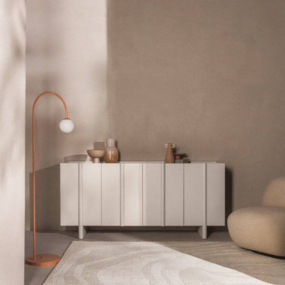 Kommode OSSM Cashmere mit 4 Türen und abgerundeten Fronten