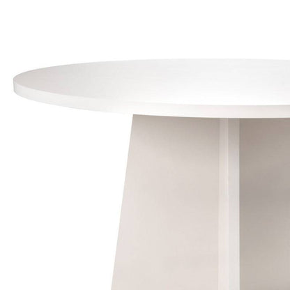 Tavolo da pranzo rotondo ERLO 100 cm, cashmere