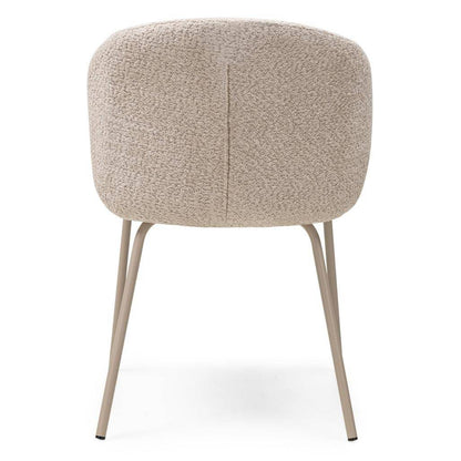 Sedia da pranzo LUEUR, beige, gambe beige