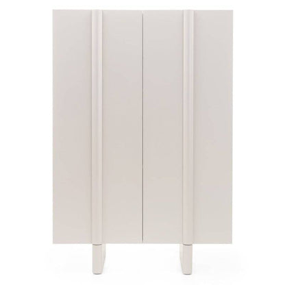 Cassettiera OSSM 2 porte cashmere, fronti arrotondati