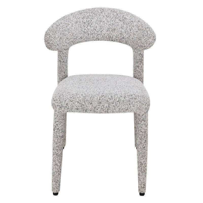 Sedia imbottita IROKIH, melange beige-grigio