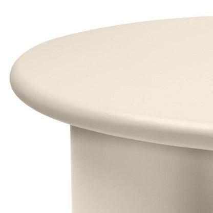 Tavolino NADINI, beige scuro, opaco, forme arrotondate