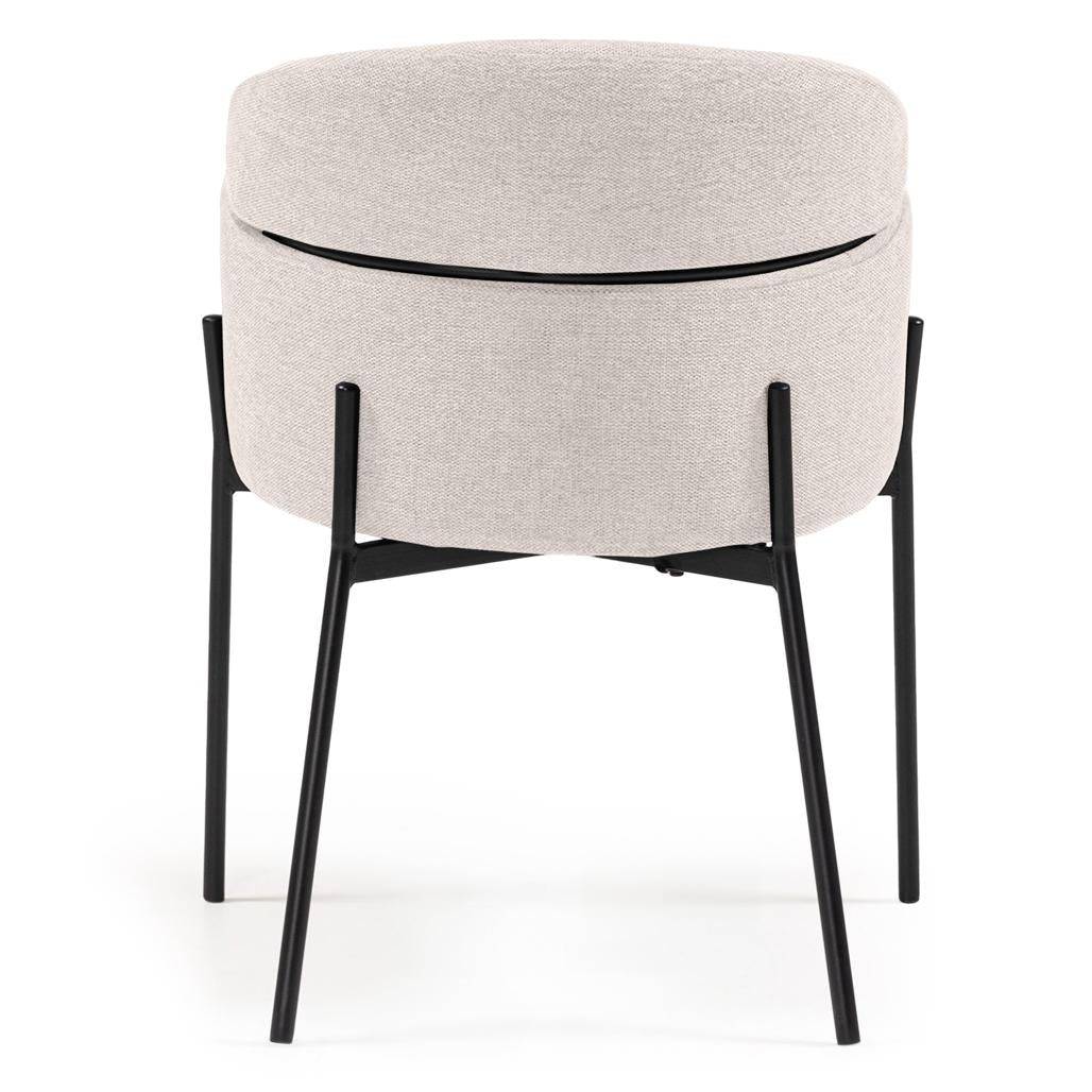 Sedia da pranzo MAREO, beige chiaro