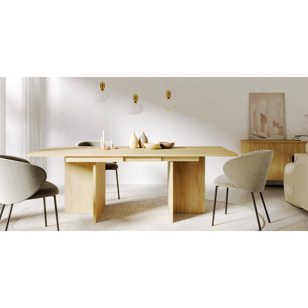 Tavolo allungabile ASH 140-200 cm, rovere Cremona Torro