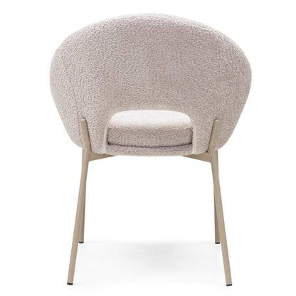Stuhl DEAN, beige Bouclé