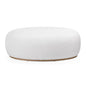 Pouf PEBBLE rounded shapes white