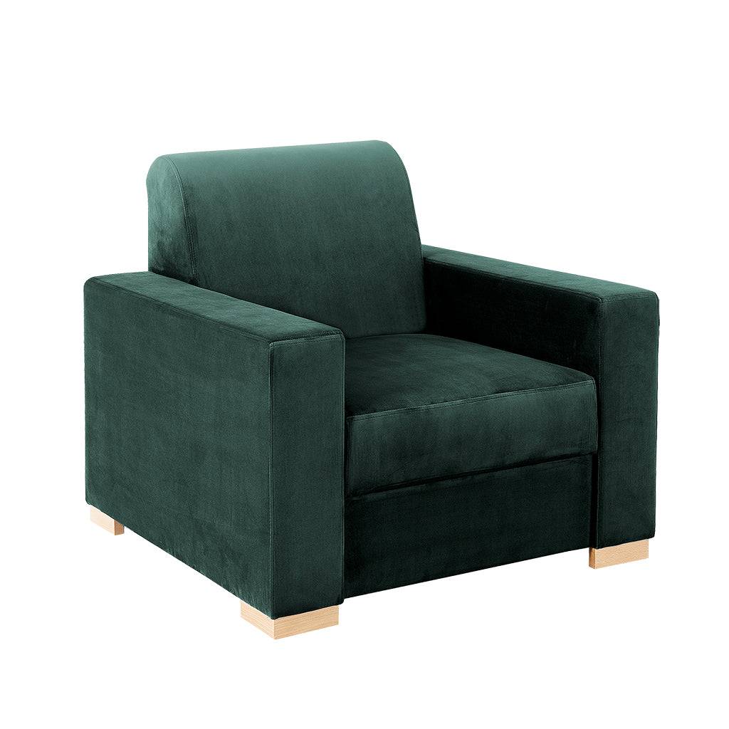 Poltrona STABLE - Avocado, Legno Naturale