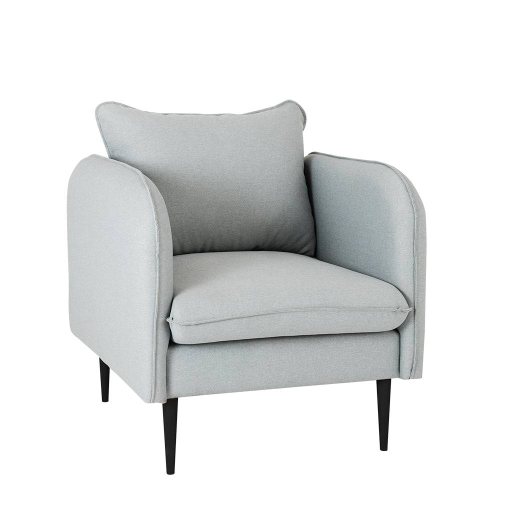 Sessel POSH BLACK - Platin