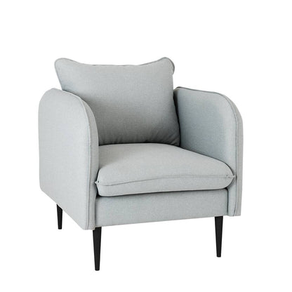 Sessel POSH BLACK - Platin