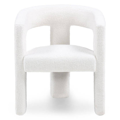 Poltrona Relax LAUREN Crema Bouclé