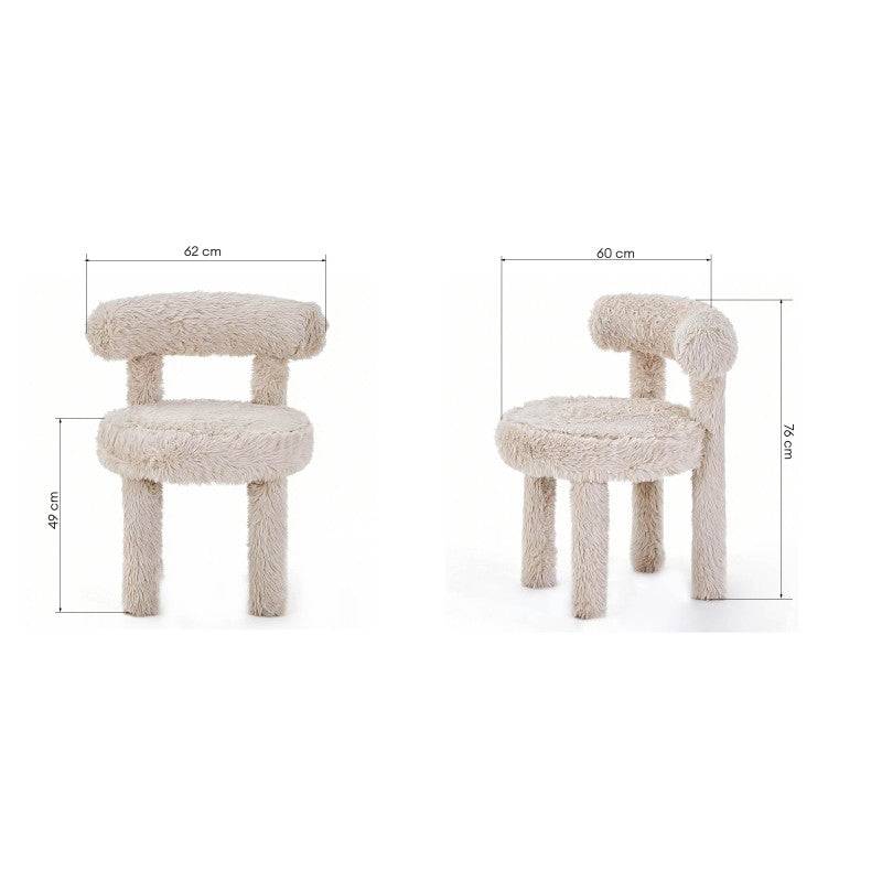 Sedia da pranzo PERER III 2.0 Beige Chiaro