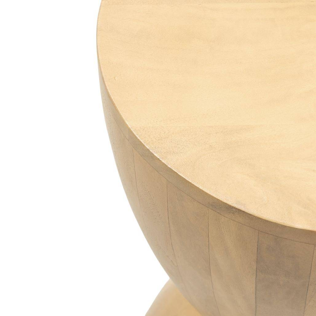 Tavolino Laterale HORSA 35 cm, Legno di Mango