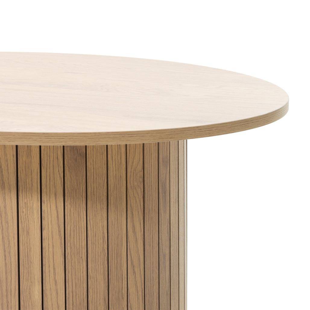 Tavolino Caffè UNANIME Ø80 cm, rovere
