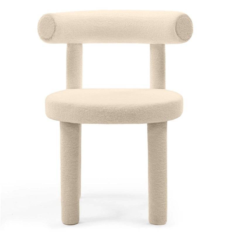 Sedia da pranzo PERER III 2.0 Crema Boucle