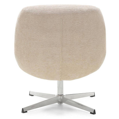 Poltrona girevole RENO, beige