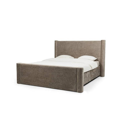 Letto ZENNA imbottito 160x200 cm, beige con contenitore
