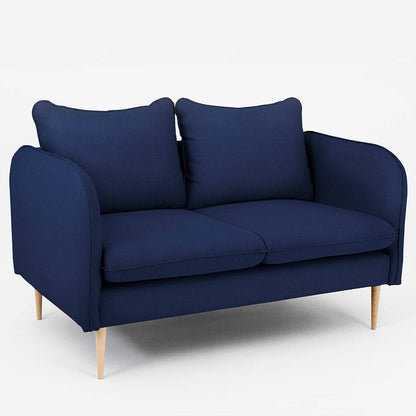 Sofa POSH WOOD 2-Sitzer - Tinte, Natur