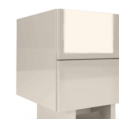 Comodino GLAM cashmere lucido
