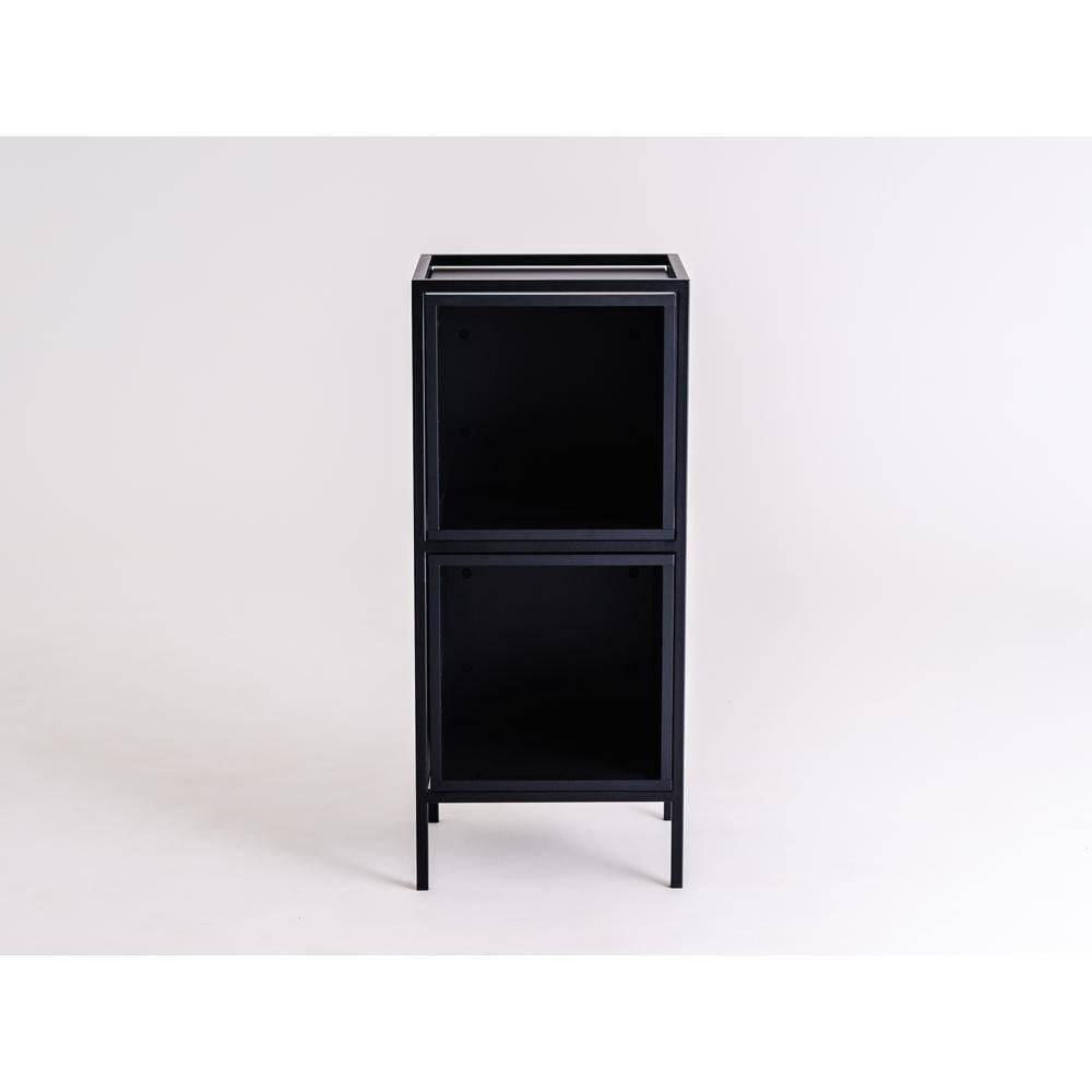 Rack SKAP Schwarz - 1 Regalboden 2 Boxen