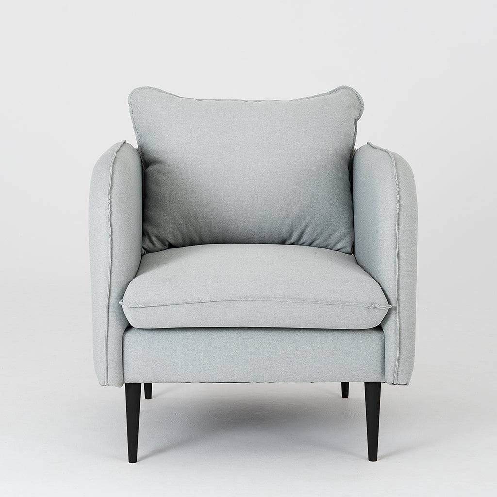 Sessel POSH BLACK - Platin