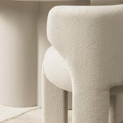 Polsterstuhl SELEN, creme, Bouclé