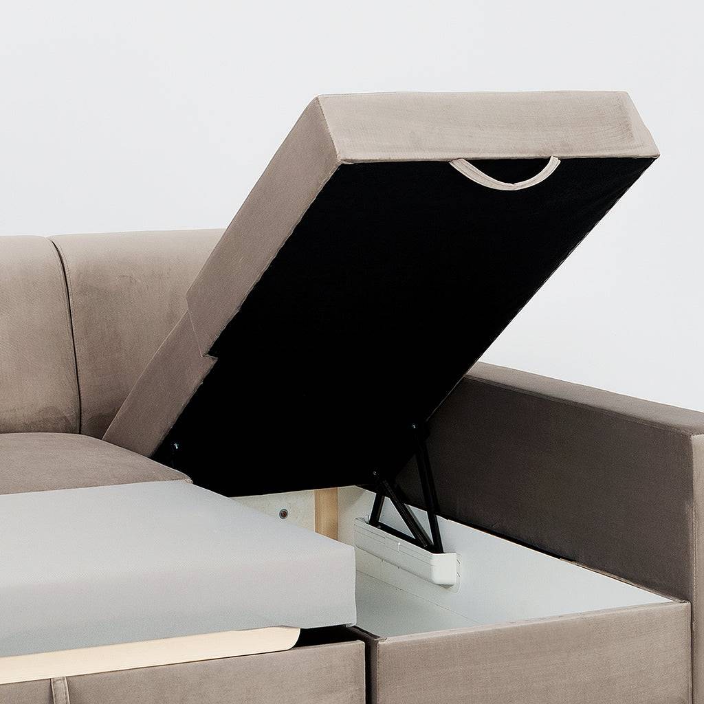 Divano Letto Angolare STABLE R - Beige