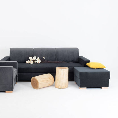 Pouf STABLE – Grau Lila