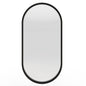 SIMPLE mirror 45x90 cm, oval shape, black