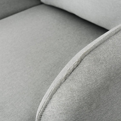 Ecksofa POSH L WOOD Platin
