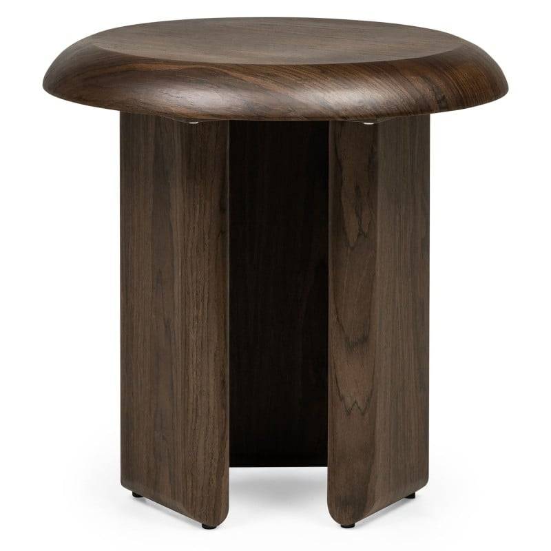 Beistelltisch EOK 50 cm, dunkel Nussbaum