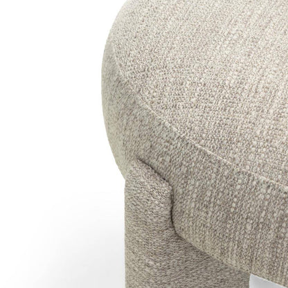 Polsterstuhl MALI beige, abgerundete Formen