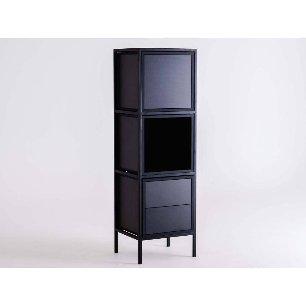 Rack SKAP Schwarz - 1 Regalboden 3 Mix