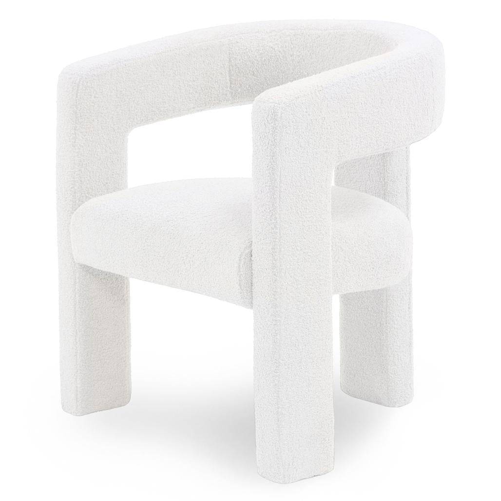 Poltrona Relax LAUREN Crema Bouclé