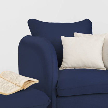 Poltrona POSH WOOD - Inchiostro, Naturale