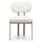 Sessel FLARA, cremebezogen, Beine beige