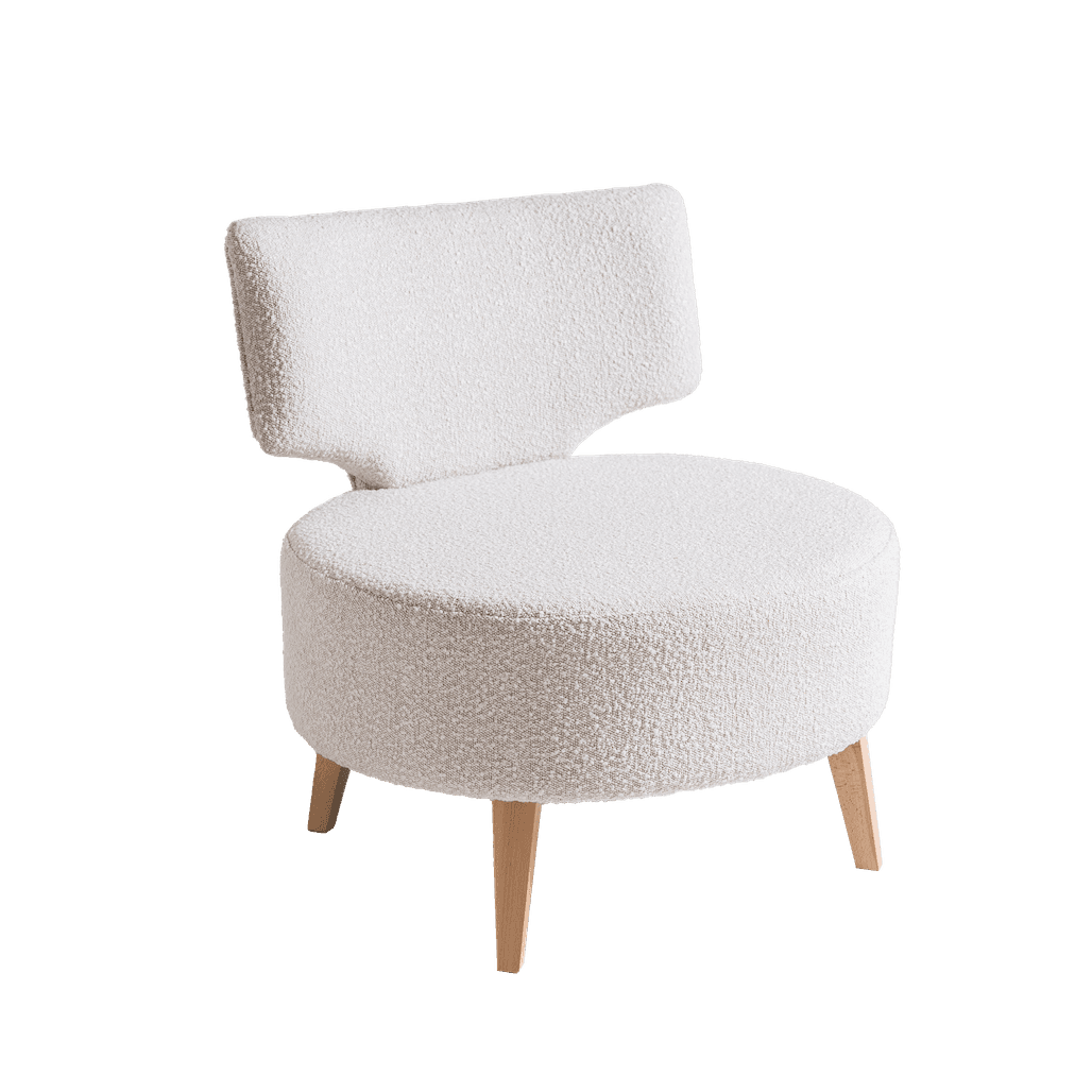 Poltrona FLIPPIN - boucle naturale