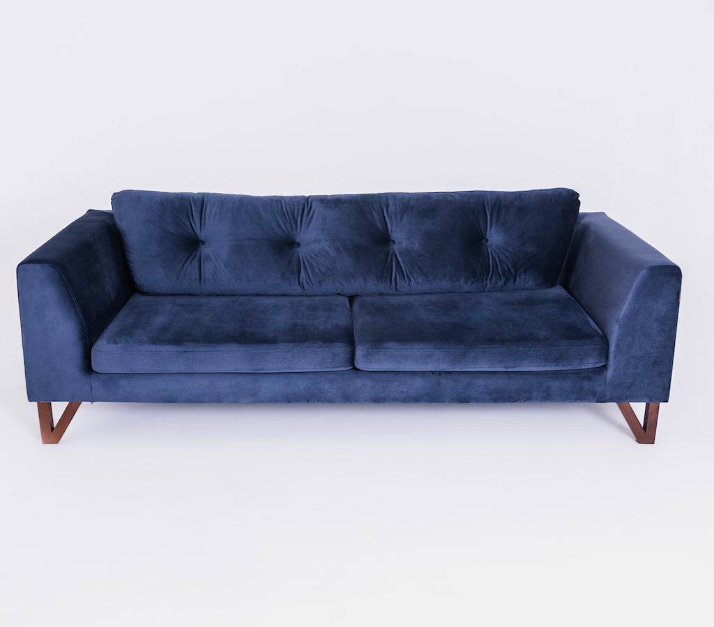 Divano letto 3 posti WILLY - chokeberry, nutty