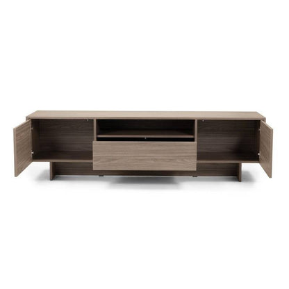 TV-Schrank ANSO mit zwei Türen und Schublade, Perl-Eiche