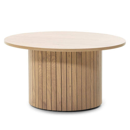 Tavolino Caffè UNANIME Ø80 cm, rovere