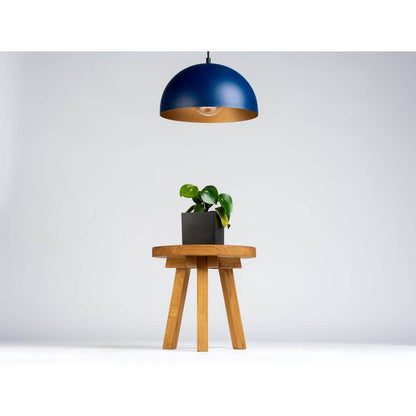 Lampada a sospensione LYKE blu scuro