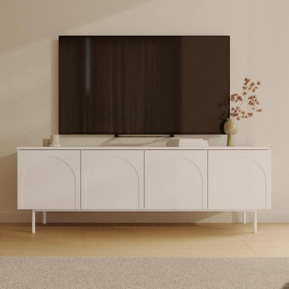 Mobile TV AESTHETIC quattro ante, cashmere