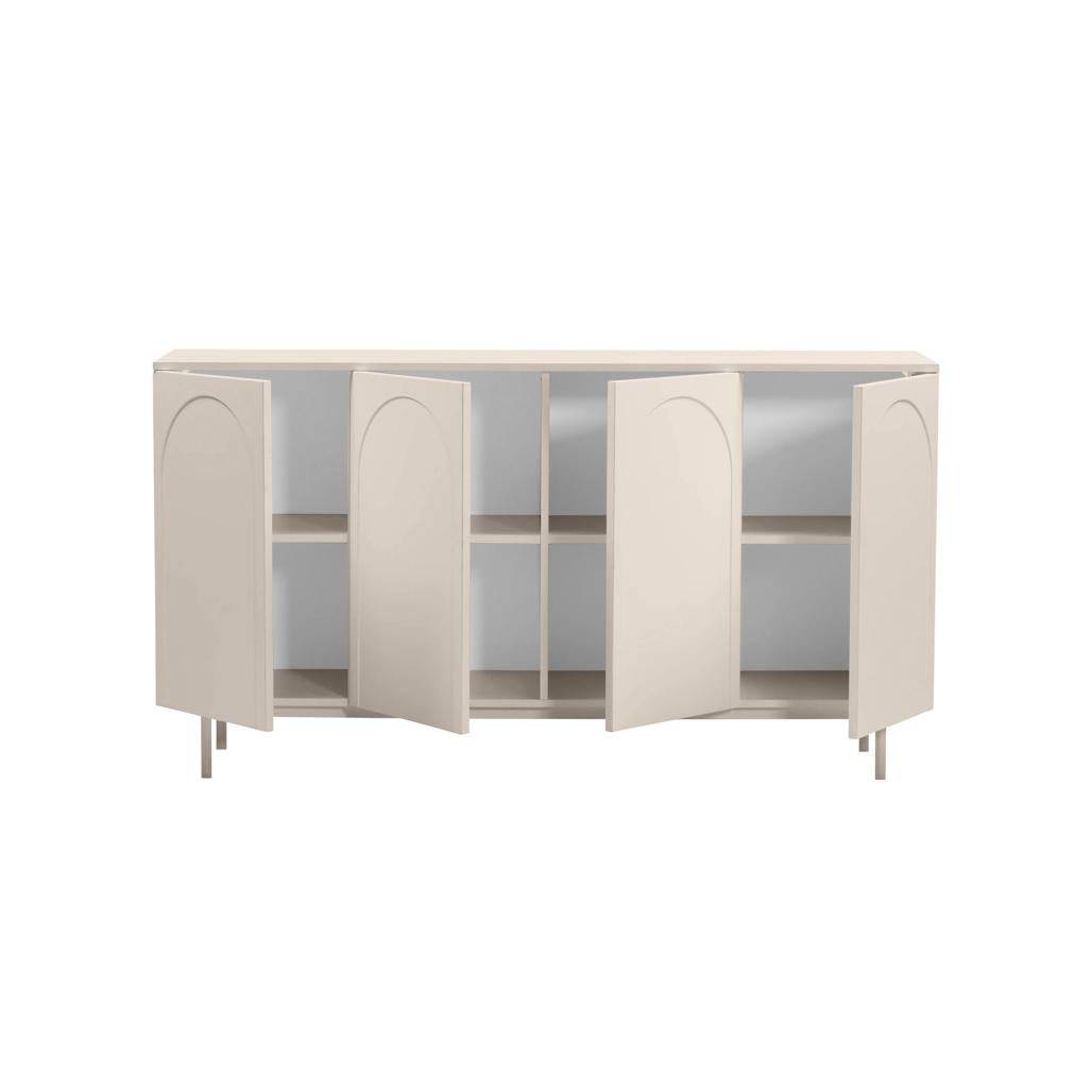 Credenza AESTHETIC quattro ante, cashmere